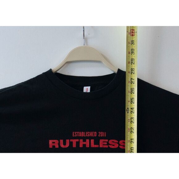 Ruthless Brand Boxing Do More Since 2011 Men's Black T-Shirt Size M - Picture 5 of 7